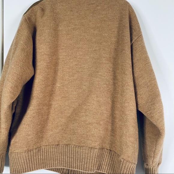 Orvis Men’s tweed Wool Zip Bomber Jacket - Picture 3 of 14